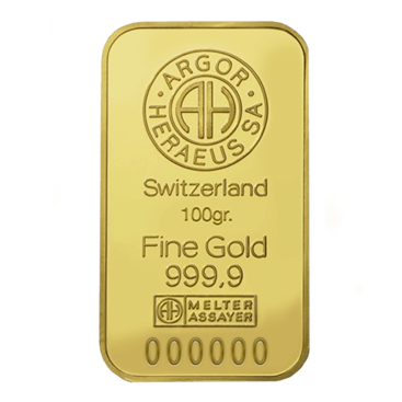 100 Gram GOLD BAR